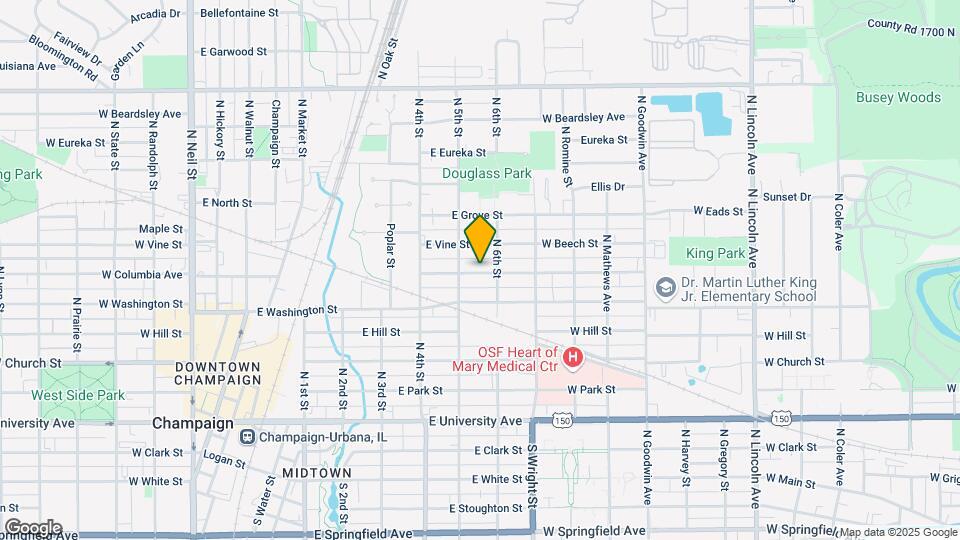 508 E Columbia Ave Mapa y Detalles de la Ubicación