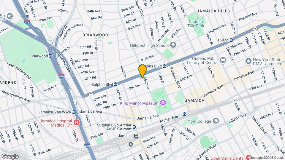 87-74 150th St Mapa y Detalles de la Ubicación
