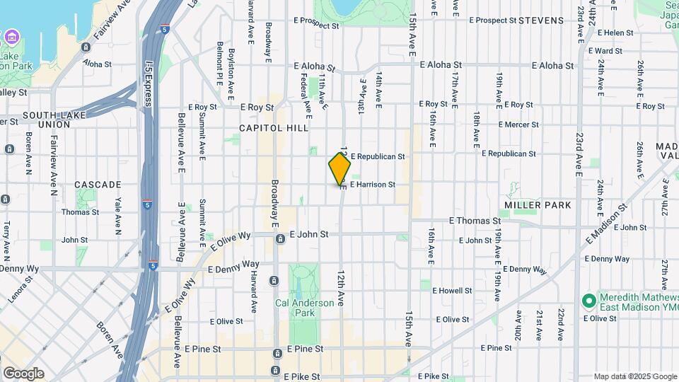 315 E 12th Ave Map and Location Details