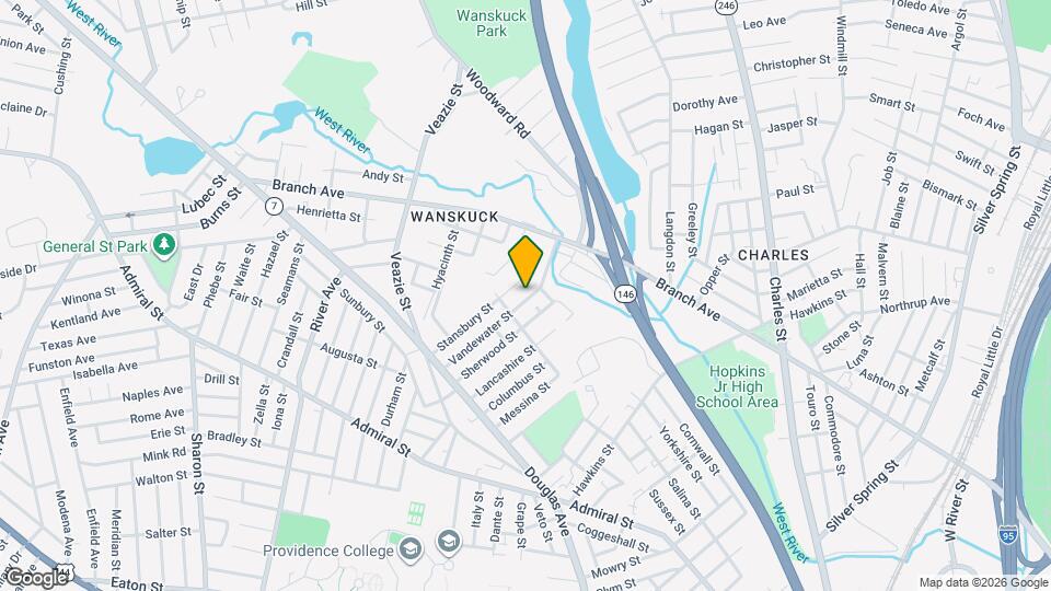 104 Vandewater St, Unit 3 Map and Location Details