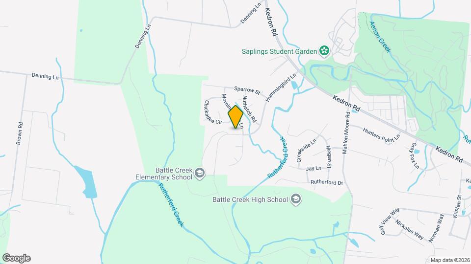 1044 Hummingbird Ln Map and Location Details