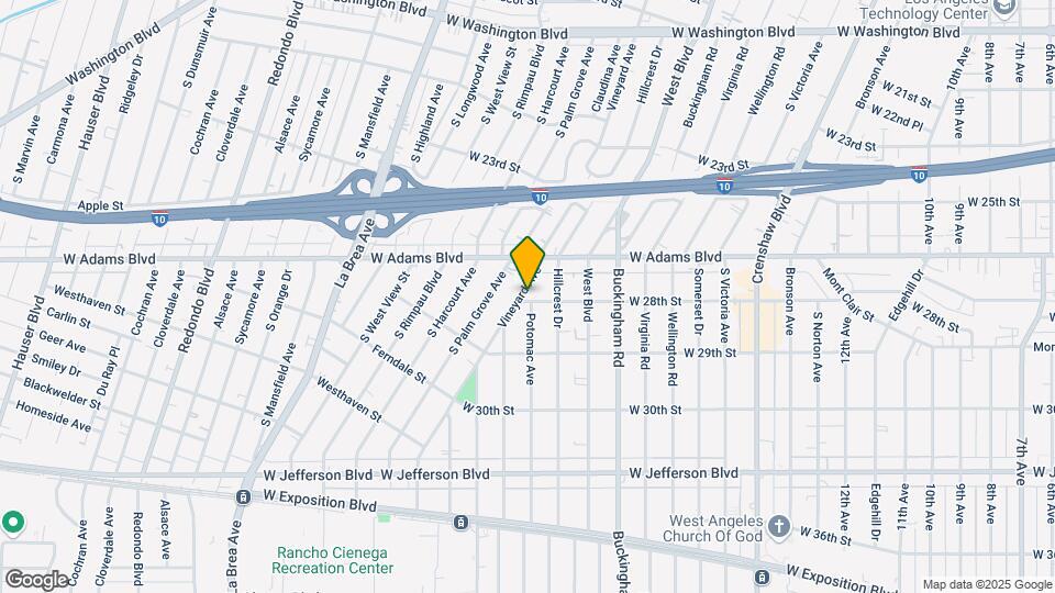2646 Vineyard Ave Map and Location Details