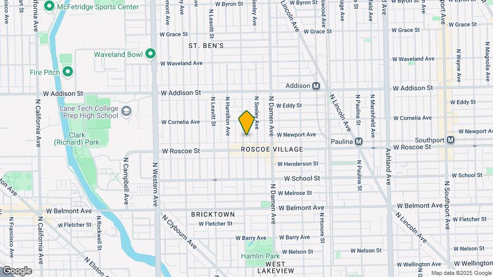 3423 N Hoyne Ave Mapa y Detalles de la Ubicación