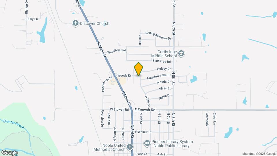 1012 N 5th St Map and Location Details