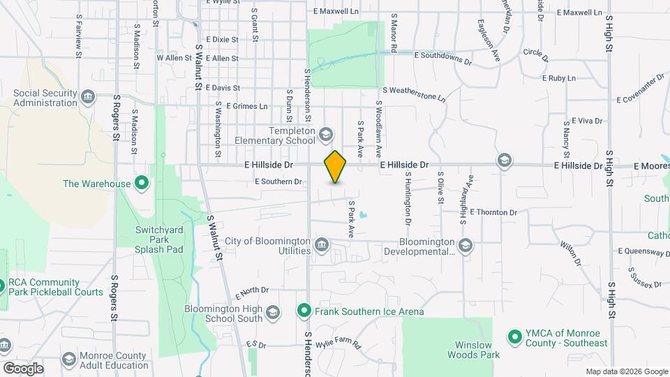 1615 S Buffstone Ct Map and Location Details