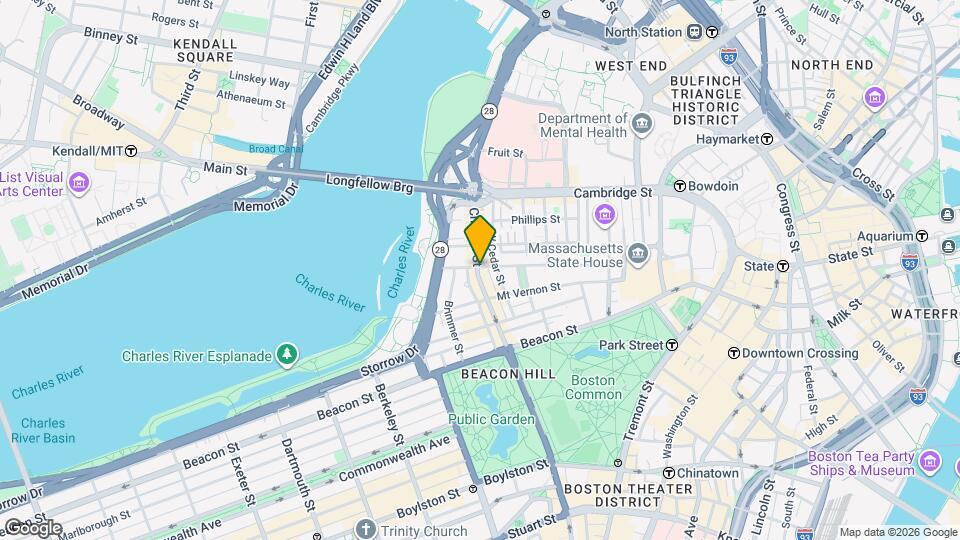 91 Charles St, Unit 4 Map and Location Details