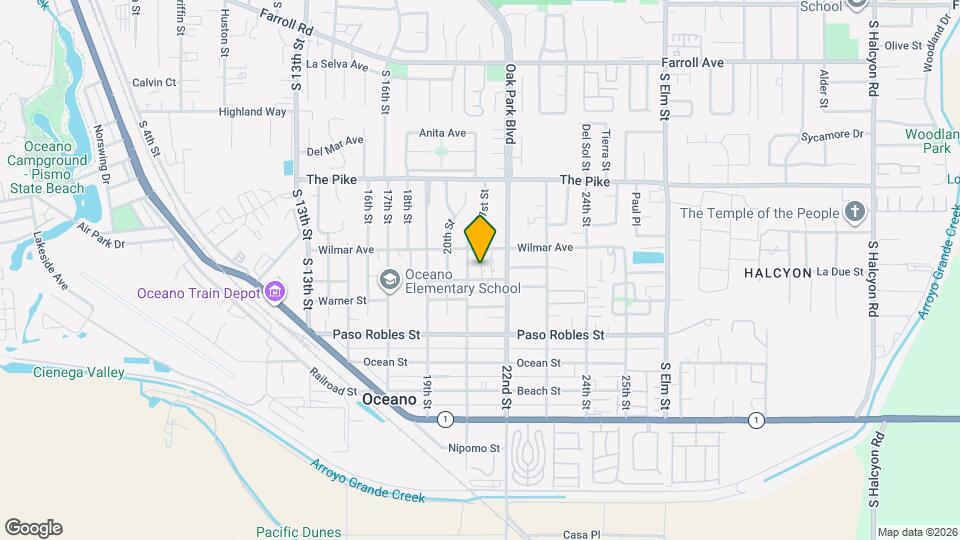 2133 Vista Map and Location Details