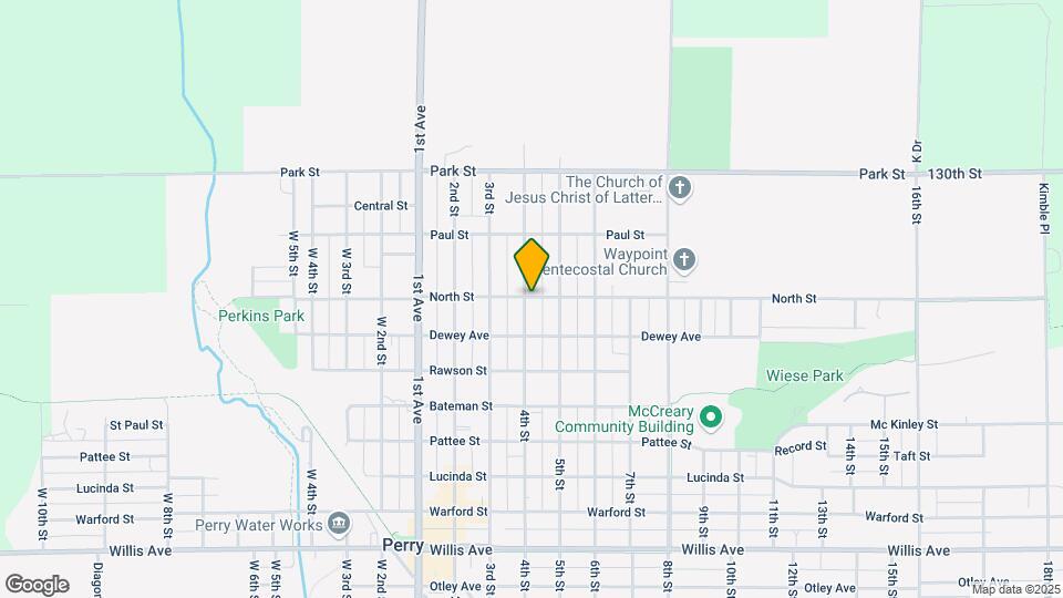 1420 North St Mapa y Detalles de la Ubicación