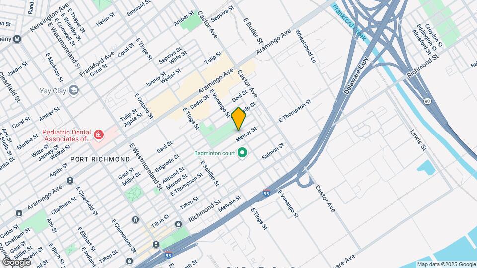 2606 E Venango St Mapa y Detalles de la Ubicación
