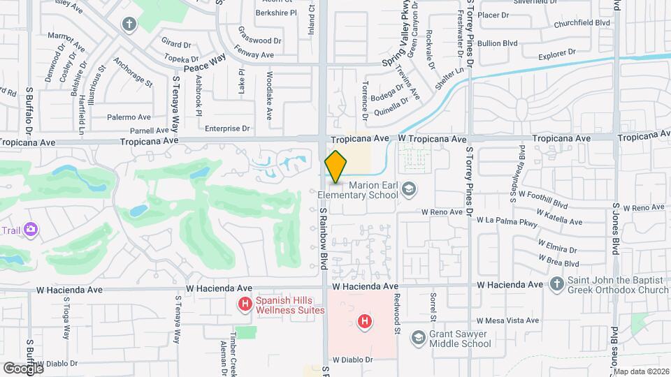 5004 S Rainbow Blvd Map and Location Details