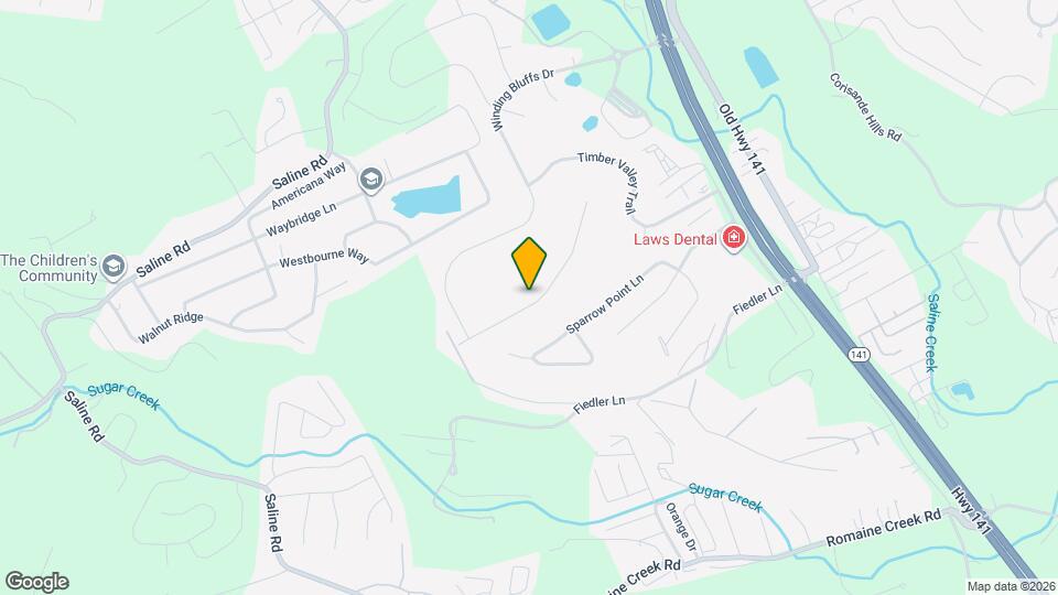 1701 Ridgeway Trl Mapa y Detalles de la Ubicación