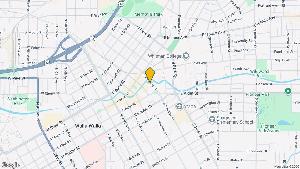 35 S Palouse St Mapa y Detalles de la Ubicación