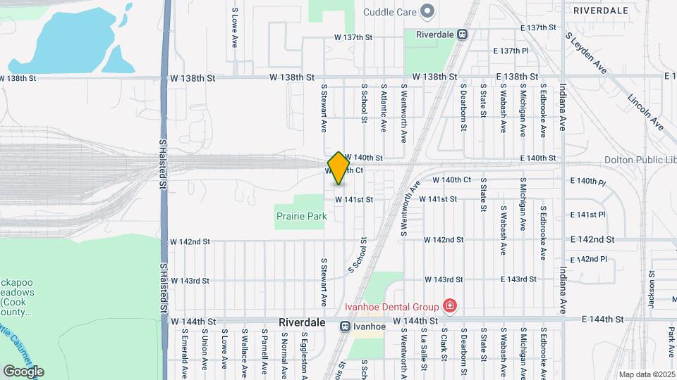 14036-14050 S Tracy Ave Map and Location Details