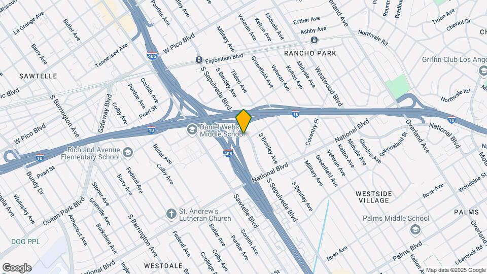 2753 S Sepulveda Blvd Map and Location Details