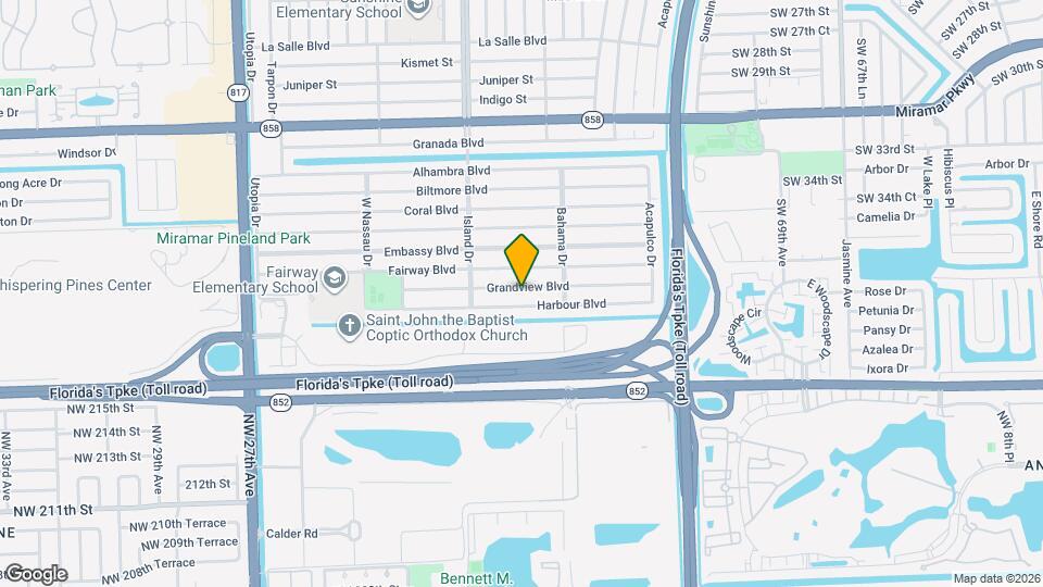7600 Grandview Blvd Map and Location Details