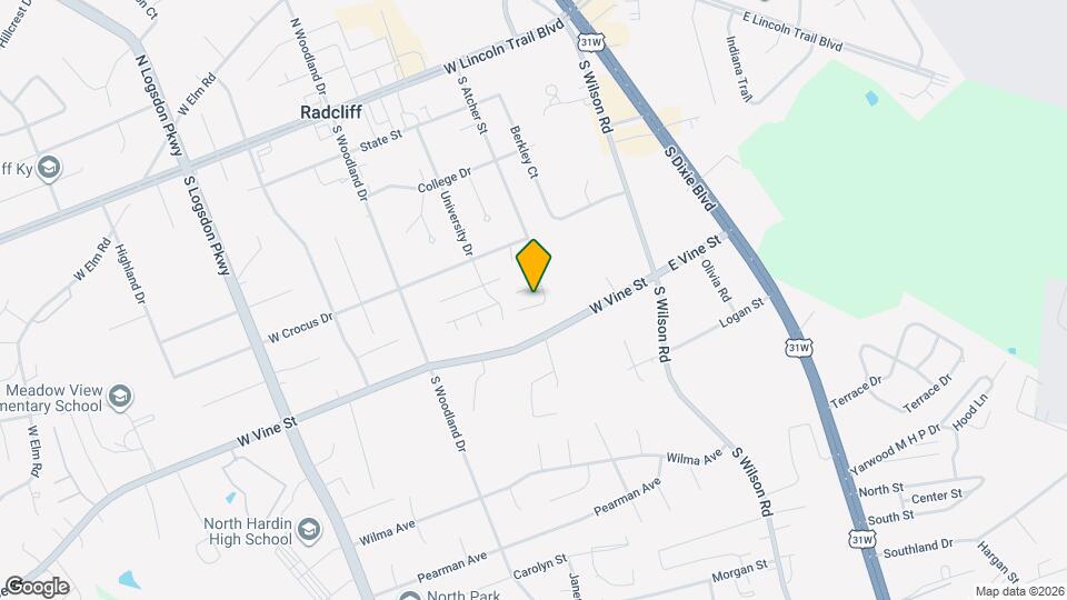 603 S Atcher Map and Location Details