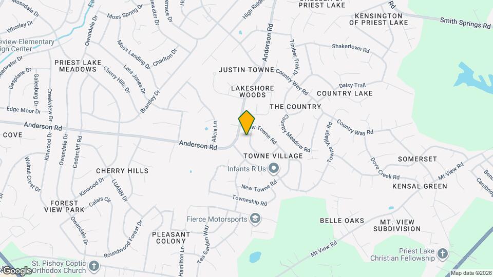 3113 Stoneybrook Cir Map and Location Details