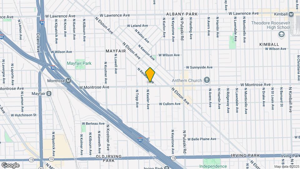4176 W Montrose Ave Map and Location Details