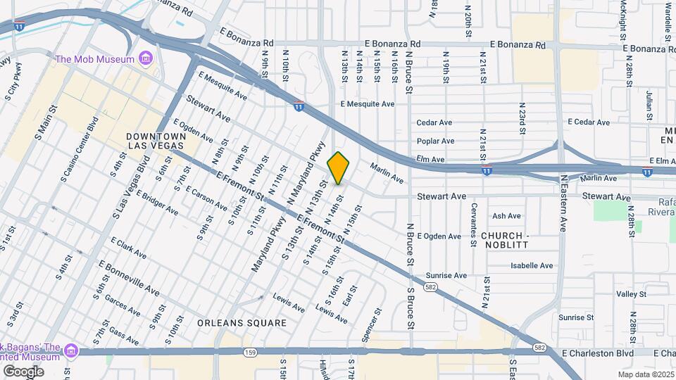 219 N 14th St Map and Location Details