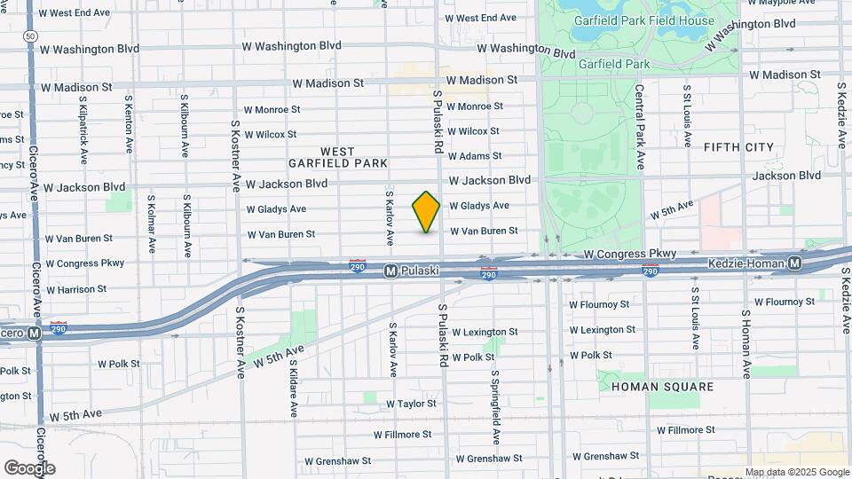 4017 W Van Buren St Map and Location Details