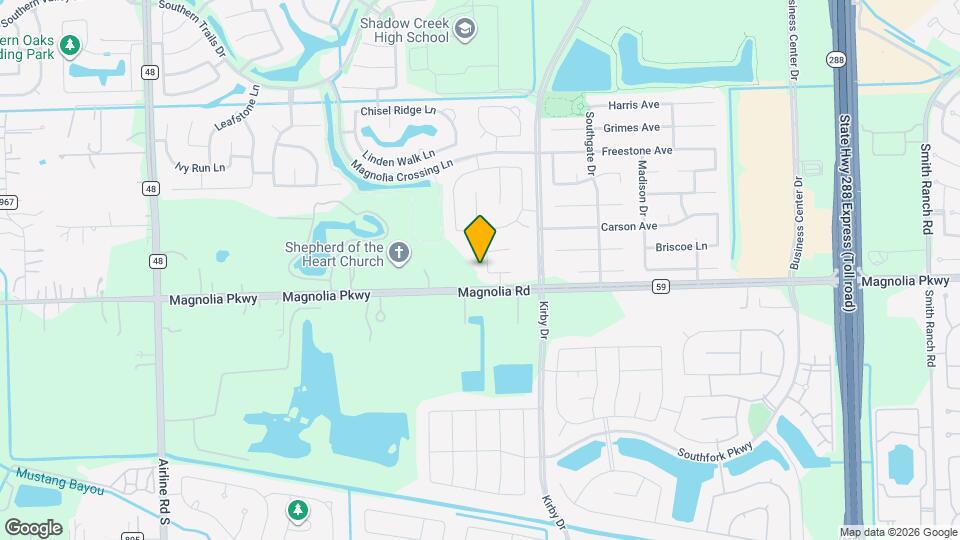 3614 Trinity Rose Ln Map and Location Details