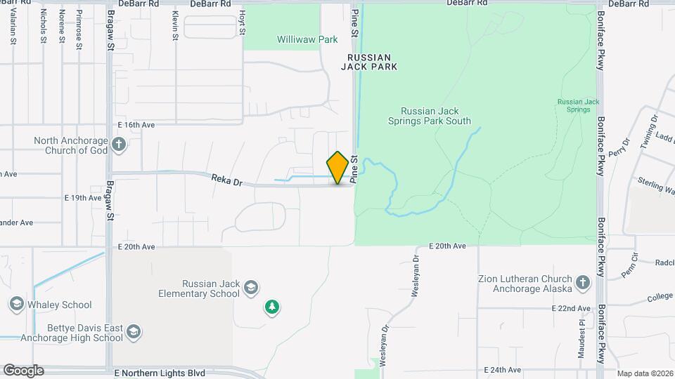 4640 Reka Dr Map and Location Details