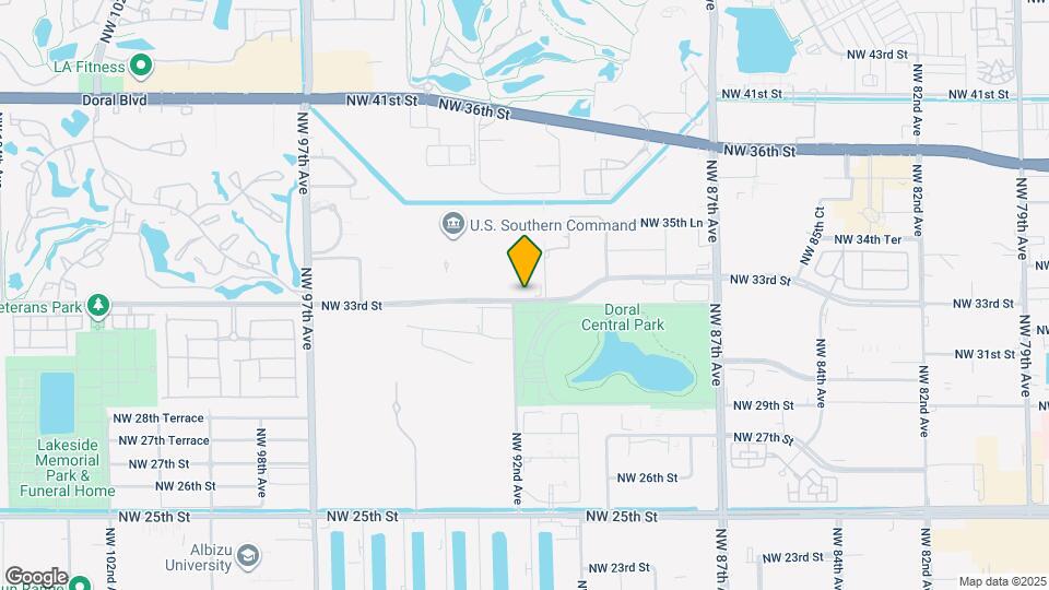 9117 NW 33rd St Map and Location Details
