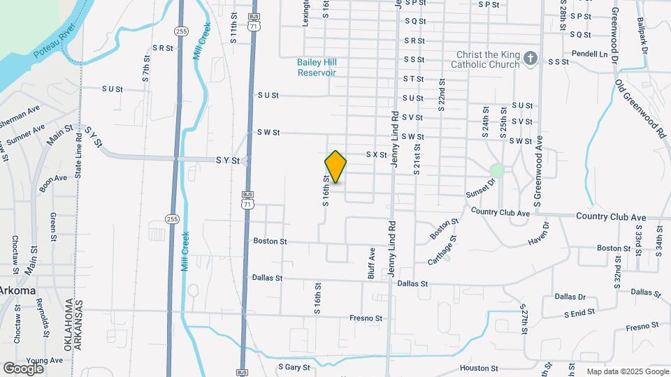 1611 S Z St Map and Location Details