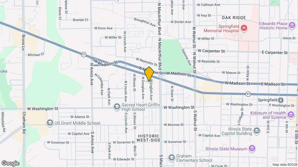 225 N English Ave Map and Location Details