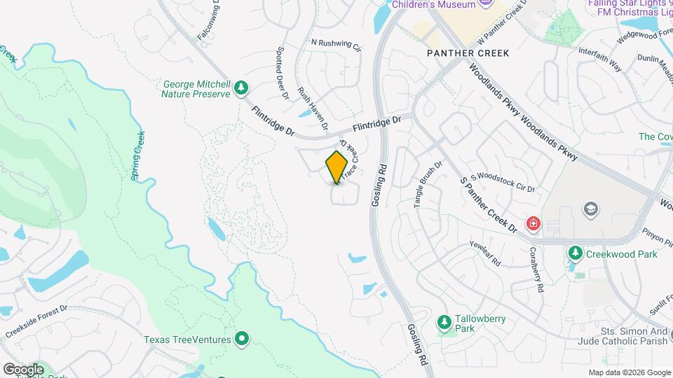 39 W Trace Creek Dr Map and Location Details