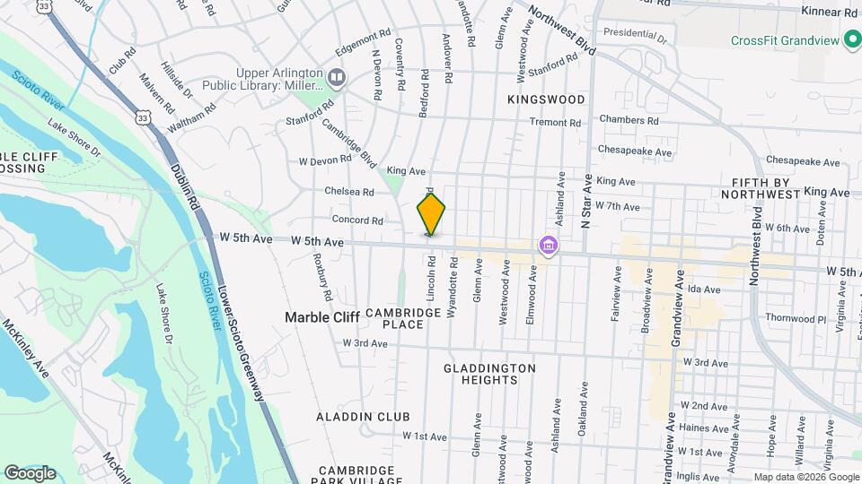 1610 Andover Rd Map and Location Details