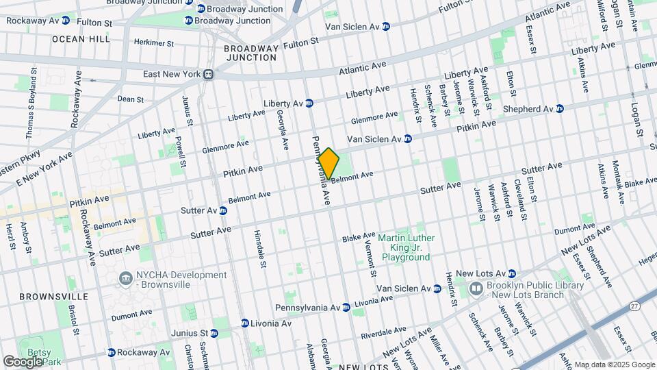 386 Belmont Ave Mapa y Detalles de la Ubicación