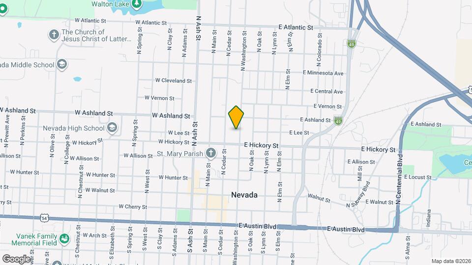 519 N Washington St Map and Location Details