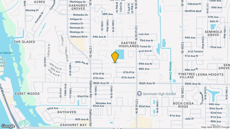 8918 134th St N Map and Location Details