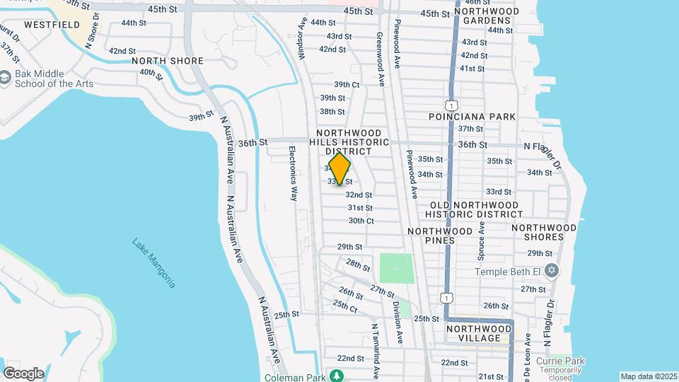 941 32nd St Map and Location Details