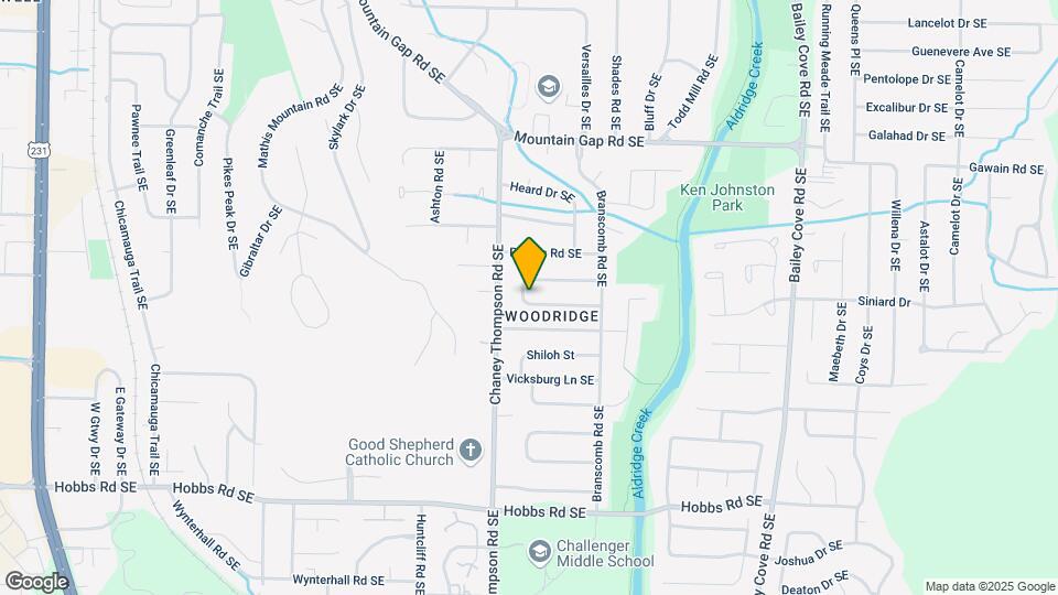 1021 Sharpsburg Dr SE Map and Location Details