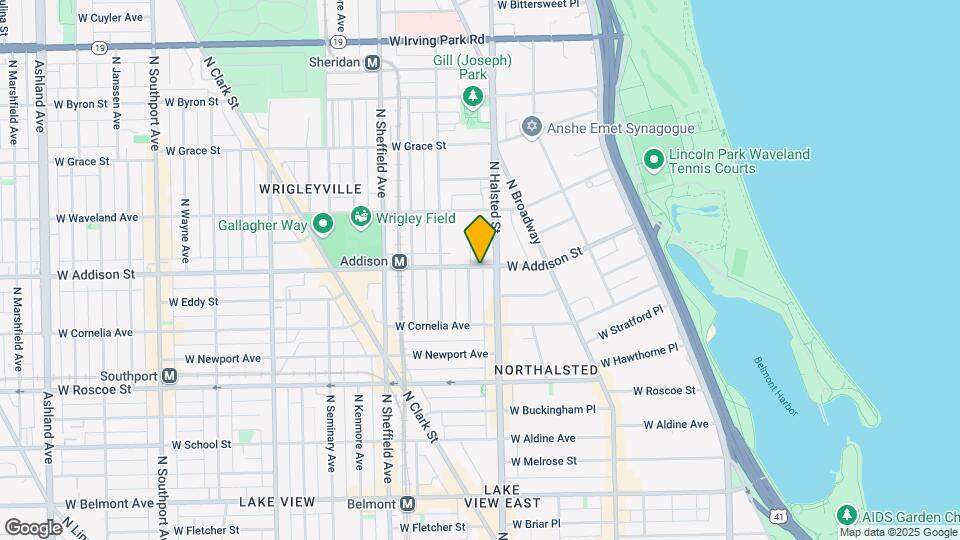 815-817 W Addison St Mapa y Detalles de la Ubicación
