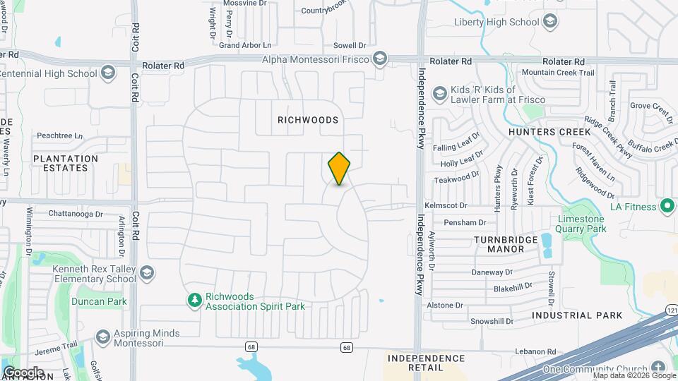 6347 Francis Ln Map and Location Details