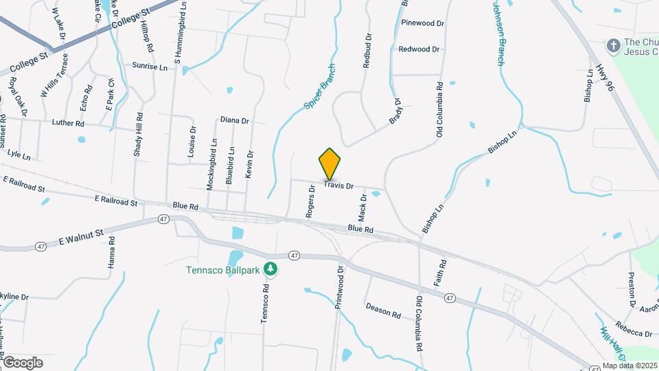 117 Travis Dr Map and Location Details