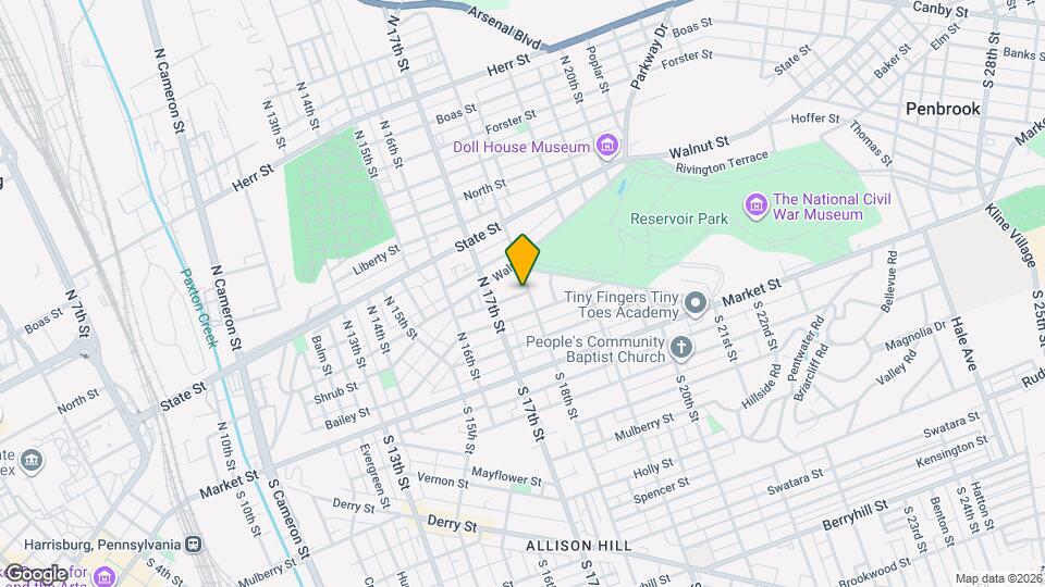 74 N 18th St Mapa y Detalles de la Ubicación