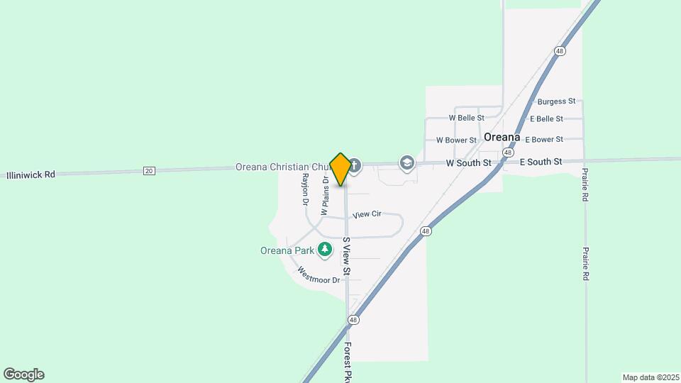 209 S View St Map and Location Details