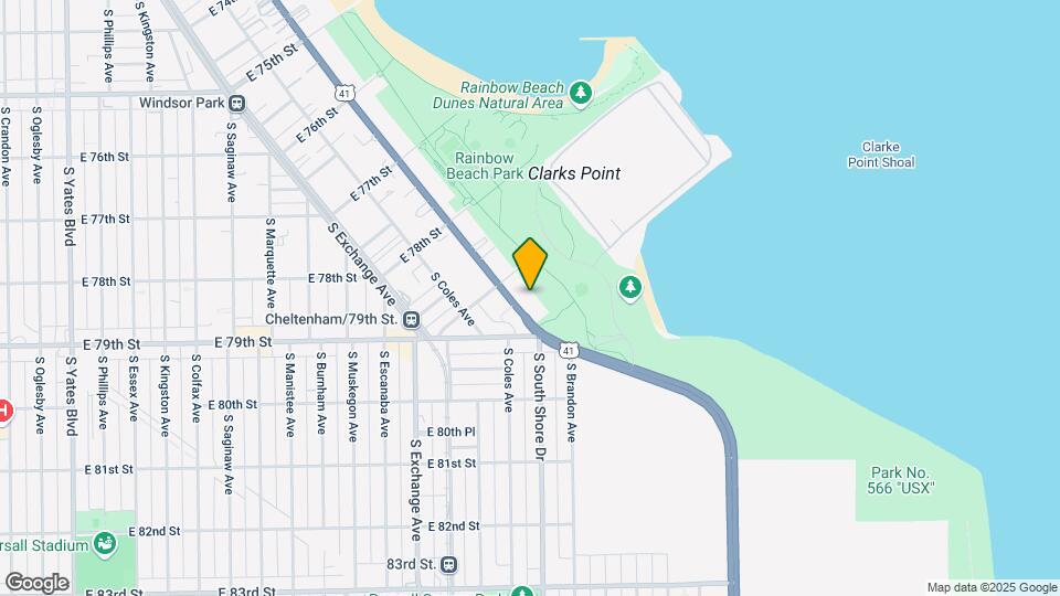 7859 S South Shore Dr Mapa y Detalles de la Ubicación