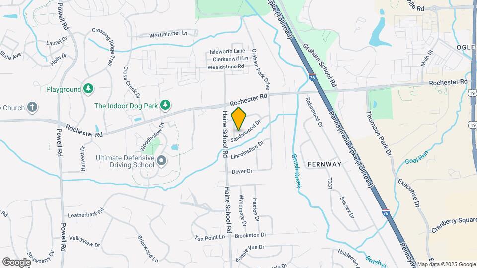 214 Sandalwood Dr Map and Location Details