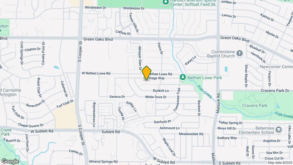 947 Medina Dr Map and Location Details
