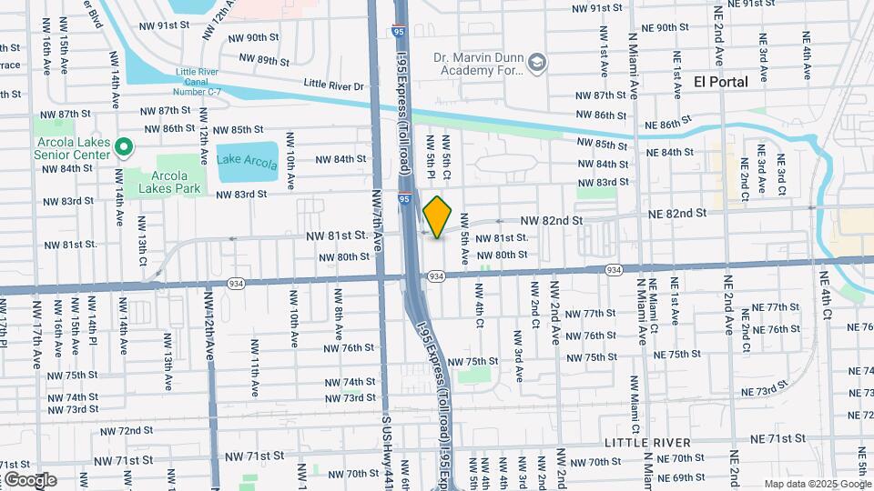 8028 NW 5th Ct Map and Location Details