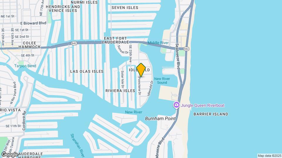 614 Poinciana Dr Map and Location Details