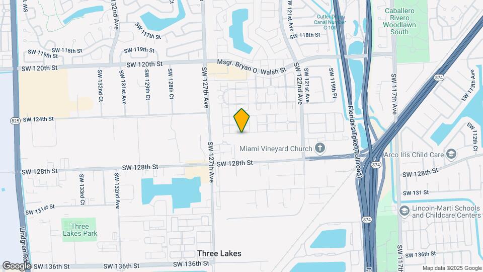 12462 SW 125th Terrace Map and Location Details