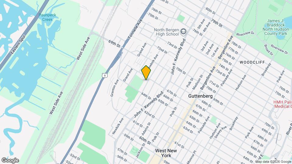 6605 Durham Ave Map and Location Details