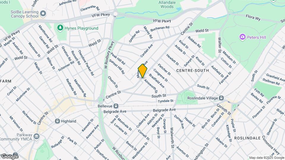 62 Ainsworth St, Unit 2 Map and Location Details