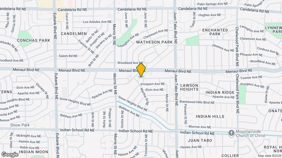 10789 Towner Ave NE Mapa y Detalles de la Ubicación